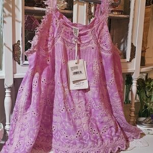 Magnolia Pearl Clementine Eyelet Tank